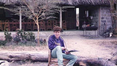 Darren Aronofsky in Kenya, 1985.